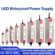 LED Driver DC 12V 24V IP67 Waterproof Lighting Transformers for Outdoor Lights Power Supply 36W 60W 100W 150W 200W  SG9B3
