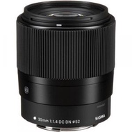 SIGMA - 30mm f/1.4 DC DN 鏡頭適用於 Canon EF-M (平行進口)