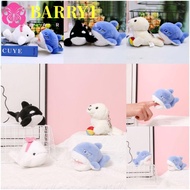BARRY1 Orca Plush Keychain, Ocean Series Marine Animal Animal Beluga Plush Keyring, Car Keychain Sha