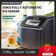 Hicon Portable Ice Maker Machine Automatic Household Large Ice Storage Capacity Ice Size Adjustable