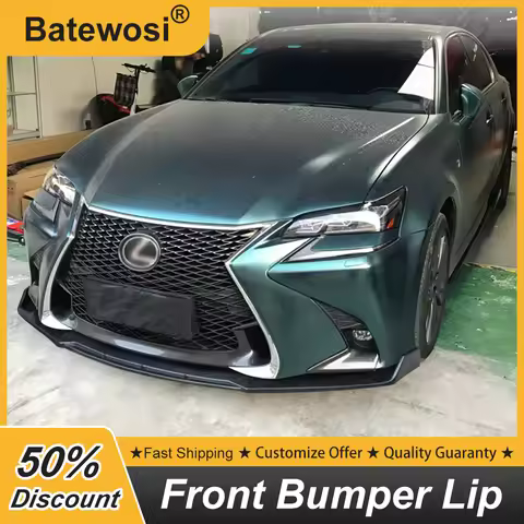 For Lexus GS Series GS200 GS250 GS300 GS450h 16-20 GS F Sport Front Bumper Lip Chin Splitter Diffuse