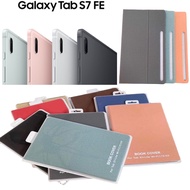 Book Cover เคสแม่เหล็ก Samsung Galaxy Tab S7fe 12.4* 2021 เคสแม่เหล็ก มีช่องใส่ปากกา เคสฝาพับ สำหรับ Samsung Galaxy Tab S7FE 12.4 นิ้ว รหัสT735 Tab S8 Plus 12.4