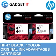 HP 47 Black / Tri-Color Original Cartridge [6ZD21AA / 6ZD61AA]