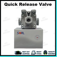 9735000030, 1602 / Hole : 3/8" / Trailer Universal Quick Release Valve / Gajah Bunyi Brake Valve / S