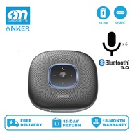 Anker A3301 PowerConf Bluetooth Speakerphone, with 6 Microphones, Enhanced Voice Pickup, 24H Call Ti