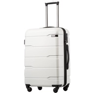 Coolife Luggage Expandable(only 28") Suitcase PC+ABS Spinner Built-In TSA lock 20in 24in 28in Carry 