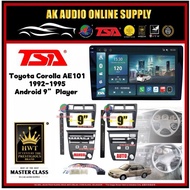 🆕1K Screen 2+32GB 4G 8-CORE🆕TSA Toyota Corolla AE101 1992 - 1995 Android 9'' inch CarPlay/DSP/BLU-RA