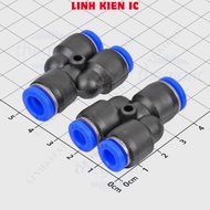 [10 Pieces]- PW8-6 Y-tube Pneumatic Connector 8mm to 6-6mm Linhkien IC