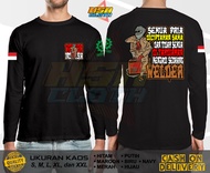 Kaos Lengan Panjang WELDER TUKANG LAS SANTUY Bisa Custom - HSHCloth