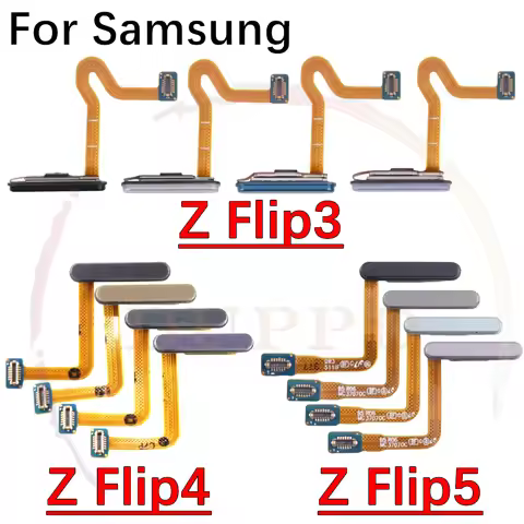Power Home Button Menu Return Key Fingerprint Touch ID Recognition Sensor Flex Cable For Samsung Z F