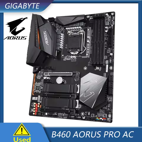 Gigabyte B460 AORUS PRO AC Wi-Fi LGA 1200 ATX Motherboard