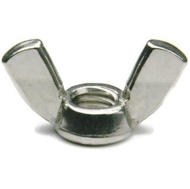 MUR KUPU M4 Wing Nut STAINLESS (harga per biji) mur kuping mur sayap