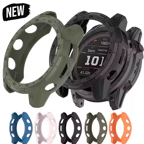 New Soft Silicone TPU Case for Garmin Fenix 7X Pro 6X 5X Tactix 7 Pro Fenix 7 6 5 Enduro 2 Transpare