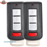 KEYECU 2PCS Remote Key Fob 315MHz For Mitsubishi Lancer Outlander Mirage 2008 2009 2010-2016 OUC644M-KEY-N PCF7952 ID46