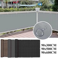 CHAMPIONO Balcony Shade Cloth, 3/5/6M Waterproof Sun Shading Sails, Multi-functional Fencing  Fence 
