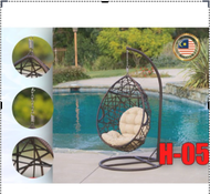 New Outdoor Hanging Egg Swing Chair / EGG CHAIR With Cushion SIze XL