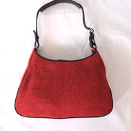 COACH red Shoulder Bag 手提袋 日本中古