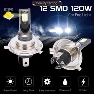 BEAUTYSTARTING 2Pcs H4 H7 9005 9006 H1 H3 12LED-3030SMD Canbus LED Bulb Car Led Fog Driving Lamp Lig