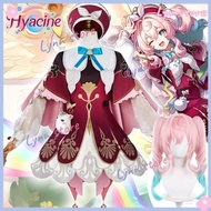 XS-3XL HONKAI STAR RAIL Anime Cosplay Costume HYACINE Cosplay Dress Wig Shoes Set Anime Party Carniv