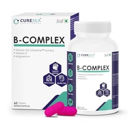 Vitamin B Complex 100% RDA B1, B2, B3, B5, B6, B7, B9, B12 with Vitamin D3 (Lichen Source), E and Ma