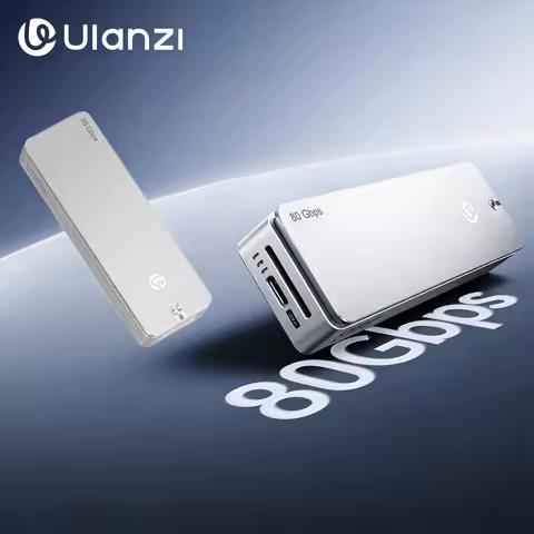 Ulanzi DT580 M2 SSD Case M.2 NVMe 2280 SATA SSD Enclosure Adapter 80Gbps 8TB Capacity External Enclo