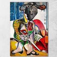 Art reproduction Matador 1970 Picasso Pablo ppc17 รูปติดผนัง ภาพที่มีชื่อเสียง ภาพพิมพ์รายละเอียดคมช