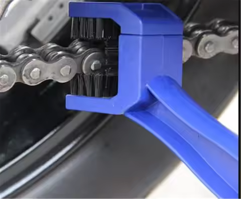 Motorcycle mountain bike chain cleaning brush gear oil wiper for Kawasaki ZX7R ZX7RR ZX9 ZZR1200 ER-