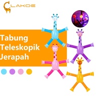 Save on LAKOEINDONESIA Children's Educational Toy Giraffe Suction Cup Telescopic Giraffe Tube