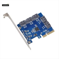 PCI-E Riser Card PCIE 3.0-4X to 5  Expansion Card PCIE to  Riser Card Adapter Card for PC