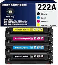 SkyPrint 222A Toner Cartridges High Capacity with Chip Compatible with HP W2220A W2221A W2223A W2222