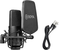 BOYA Large Diaphragm Cardioid Condenser XLR Microphone for Studio, Podcasting &amp; Streaming, Recording Vocals, Acoustic Instruments, Home Audio YouTube Video