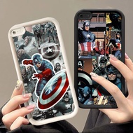 Y5 Captain America Casing for Realme Narzo A39 N65 P1 C30S A37 A83 F5 Narzo50iPrime C30 Pro