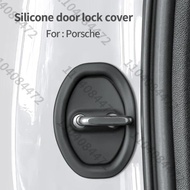 Car Door Lock Buckle Protection Cover For Porsche Boxster Panamera Macan Cayenne 911 718 971 911 970