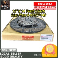 LORI ISUZU NPR66 NPR72 HICOM 4.3 NEW MTB170 12"X14 TEETH CLUTCH DISC PLATE 8-97377-149 LORRY SPARE PARTS CHROME ACCESSOR