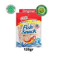 Ikas Fish Snack 120gr / IKAS Kerupuk Ikan Rasa BBQ Original Hot Spicy