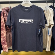 เสื้อยืดแขนสั้นคอตตอนคุณภาพสูง200GSM เดินป่ากลางแจ้งโคลัมเบียสำหรับทุกเพศ XR4400