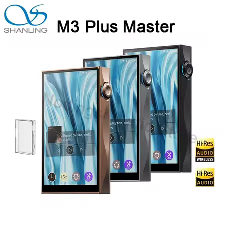 SHANLING M3 Plus Master MP3 Player HiFi Portable Music Player Hi-Res Audio Player DAC AMP Android 13