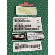 BARCODE YAMAHA 125 ZR SET STICKER #barcode125