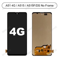 AMOLED For Samsung Galaxy A51 4G LCD SM-A515F/DS SM-A515F/DSN Display Touch Screen Replace For Samsu