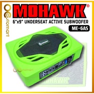ME-6AS Mohawk 6X9 Active Underseat Powerful Subwoofer Performance Green Series Mohawk Subwoofer/Moha