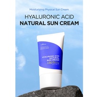 Kem chống nắng tự nhiên isntree 50ml chứa axit hyaluronic ACID NATURAL SUN CREAM vật lý 50+【Gửi hàng