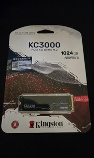 【全新行貨】Kingston KC3000 1TB PCIe 4.0 NVMe SSD｜PS5/電腦升級