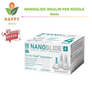 [ Exp 4/2026 ] Nanoglide 32g Insulin Pen Needle 4mm ( 100 pieces )