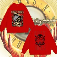 2025 Guns N Roses เสื้อสเวตเตอร์คอกลมแขนยาววงดนตรีร็อคสำหรับผู้ชาย #4