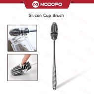 MODOFO Tumbler Brush Cup brush Insulation Tumbler cleaning artifact long handle glass brush silicone