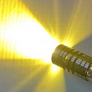 หลอดไฟหน้า LED มอเตอร์ไซค์ กำลังไฟ 12V สีขาว/สีเหลือง ใส่ได้กับมอเตอร์ไซค์AC/DCได้ทุกรุ่น ราคาต่อ 1ห