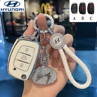Hyundai TPU Car Remote Key Case For Hyundai H1/i20/Elantra Folding Key Cover Case Accessories