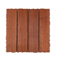 [6 PCS PACK] DIY Merbau Deck Tile -outdoor garden tile - hardwood decking tile - timber decks - 30 x