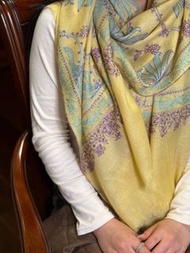 ⏰🈹 印度 Pashmina圍巾  羚羊絨手工編織圍巾  非常細 非常非常軟