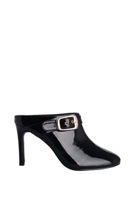 Villains SF HYACINTH Mule Heels รองเท้าส้นสูงเปิดส้นผู้หญิง ส้นสูง 3.9"